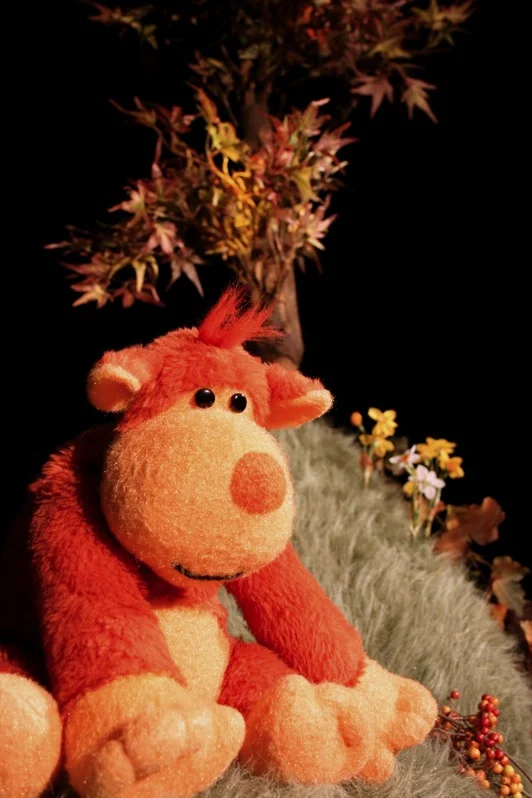 Ximpa puppet, star of Sinilos' children's show