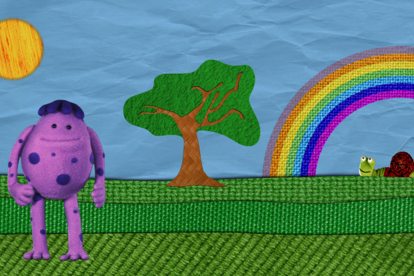 Abu and a rainbow