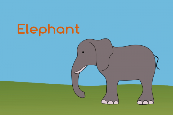 Illustration of an elephant